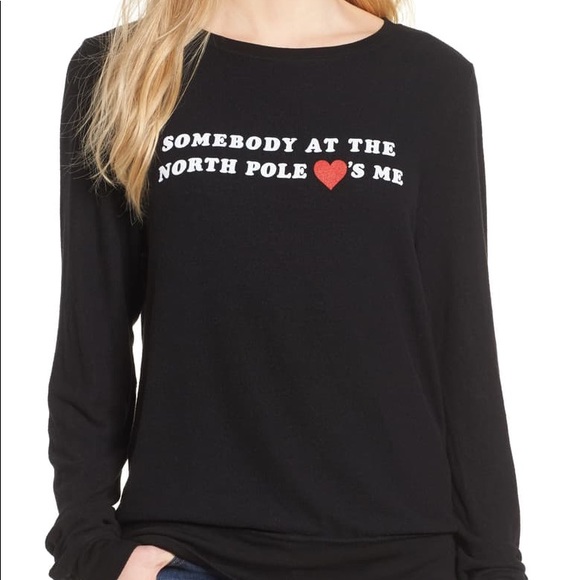 Wildfox Sweaters - NWT Wild Fox Black Christmas Sweater